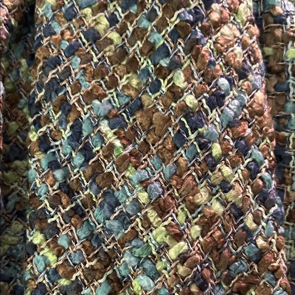Multicolor Woven blanket with Fringe
